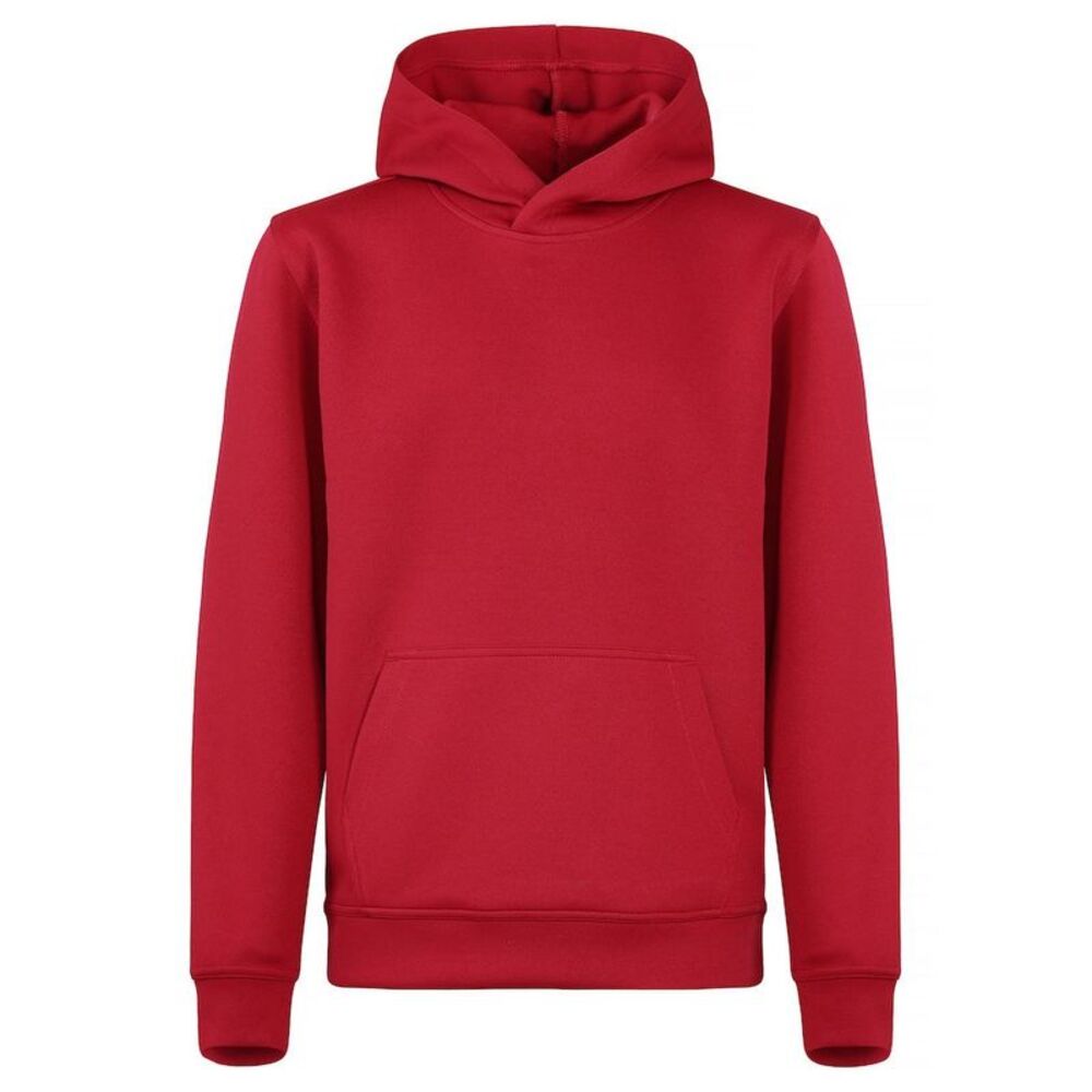 Clique Childrens/Kids Basic Active Hoodie / Red